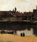 VERMEER VAN DELFT, Jan View of Delft (detail) wt oil on canvas